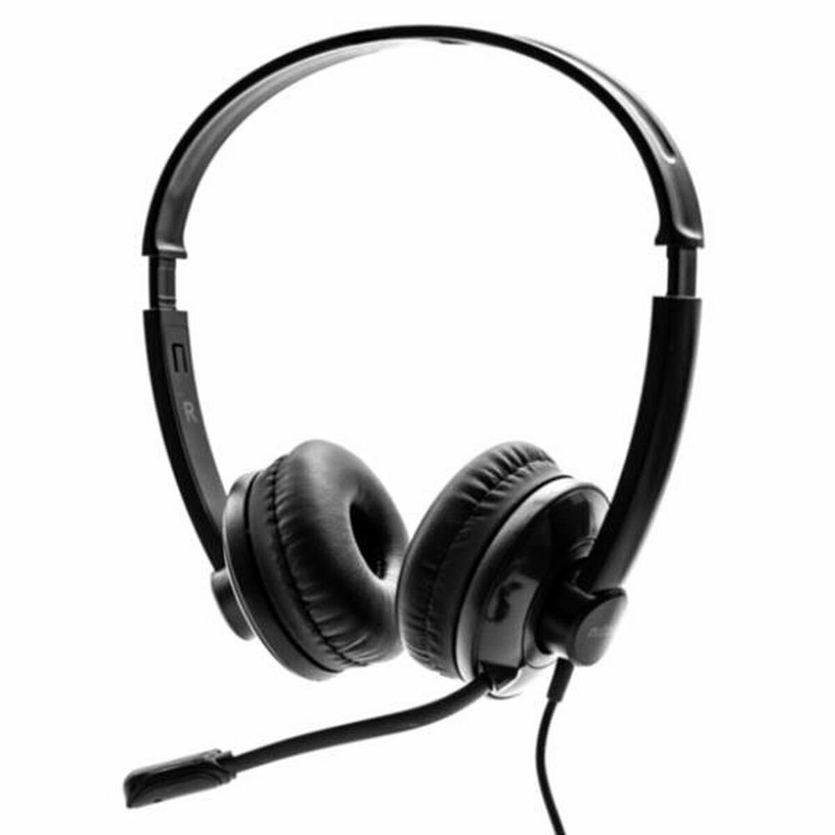 8435099528852_S8413631_P00.jpg Ausinės su mikrofonu Nilox USB Juoda