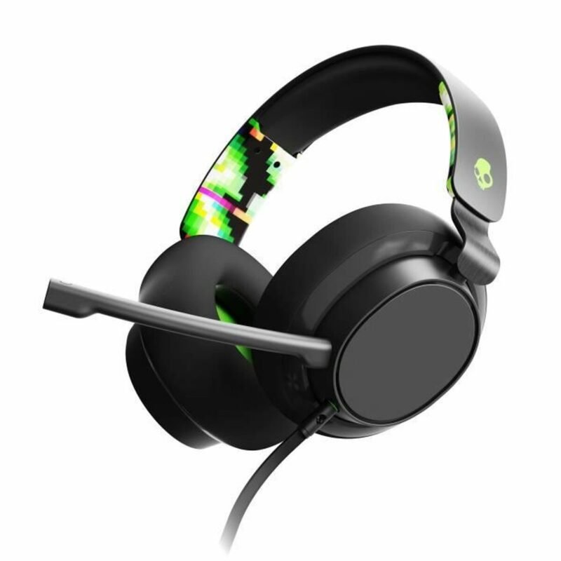 Ausinės su mikrofonu Skullcandy Juoda / Žalia