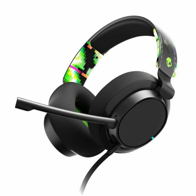 Ausinės su mikrofonu Skullcandy Juoda / Žalia