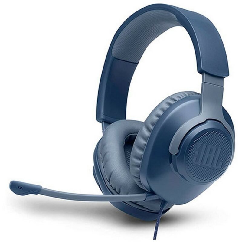 Ausinės su mikrofonu JBL Quantum 100 Mėlyna Žaidimai