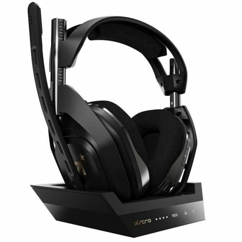 Ausinės su mikrofonu Logitech ASTRO A50 Juoda