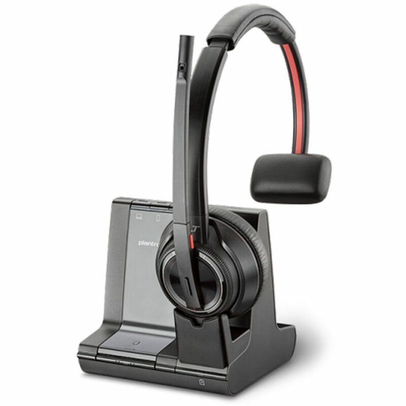 Ausinės su mikrofonu Poly 207322-02 Juoda
