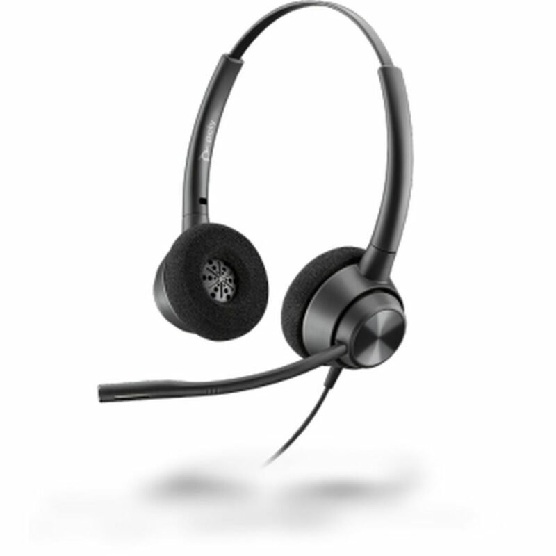 Ausinės su mikrofonu Poly 214573-01 Juoda