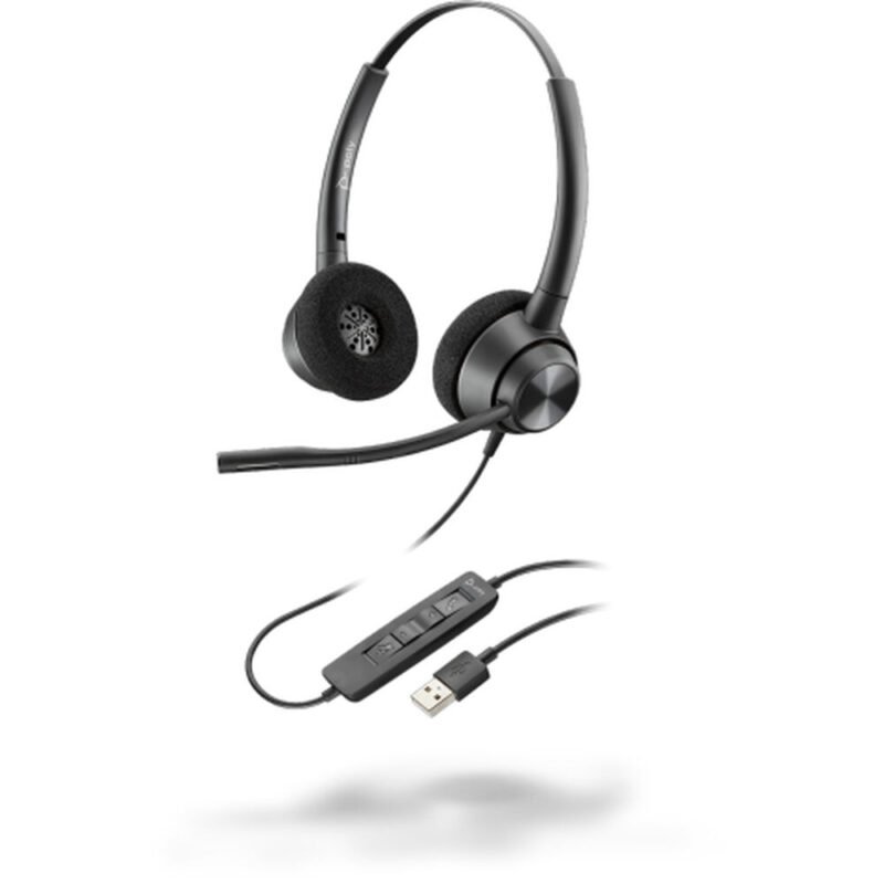 Ausinės su mikrofonu Poly 214570-01            Juoda