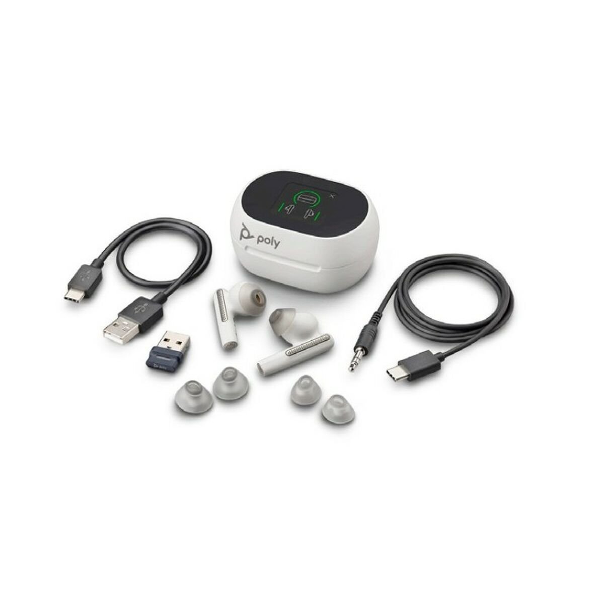 Bluetooth laisvų rankų įranga su mikrofonu Poly VOYAGER FREE 60+