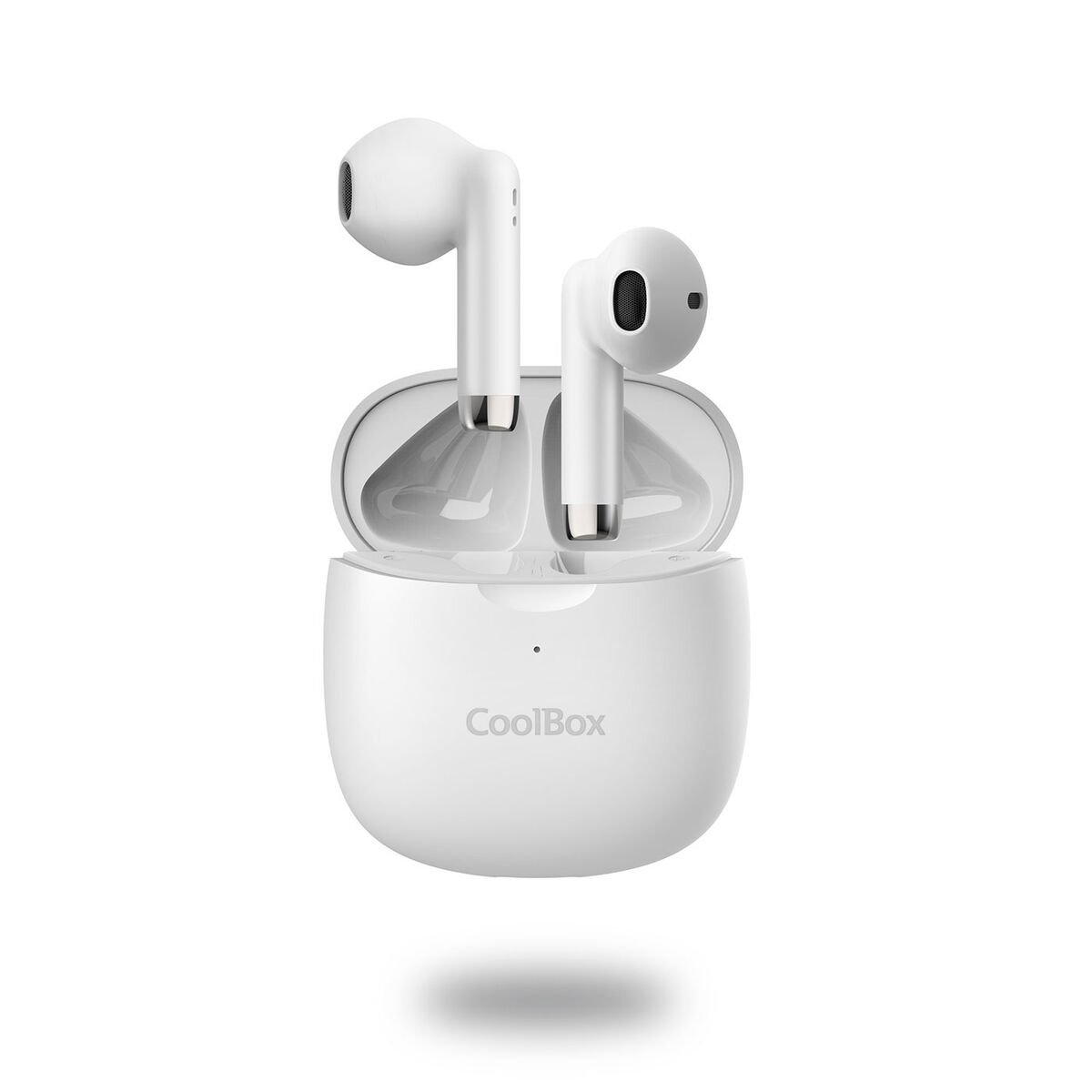 Bluetooth laisvų rankų įranga su mikrofonu CoolBox TWS-01 Balta