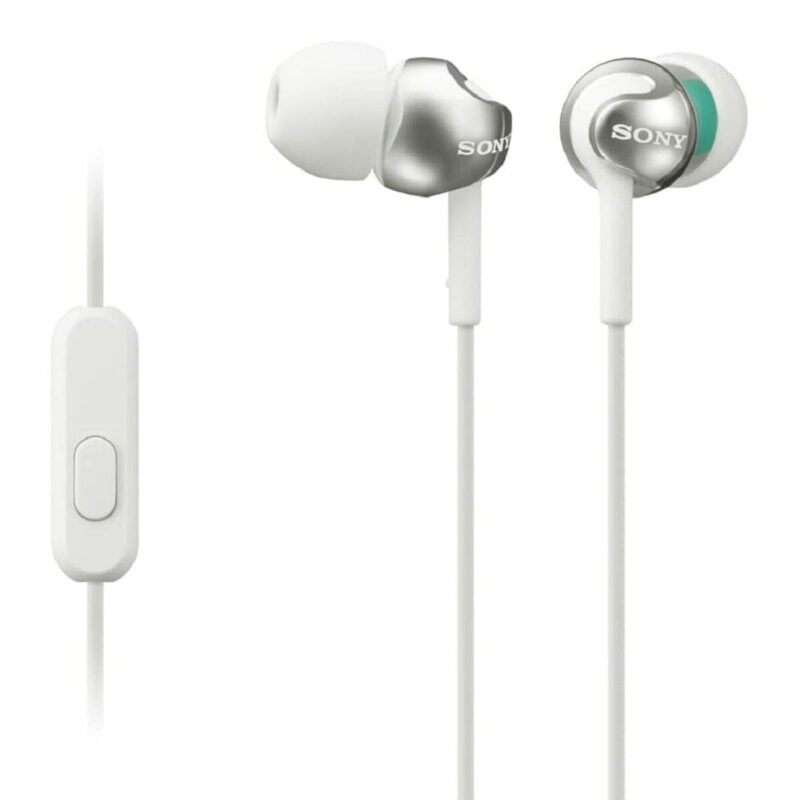 Į ausis įdedamos ausinės Sony MDR-EX110AP 3,5 mm Balta