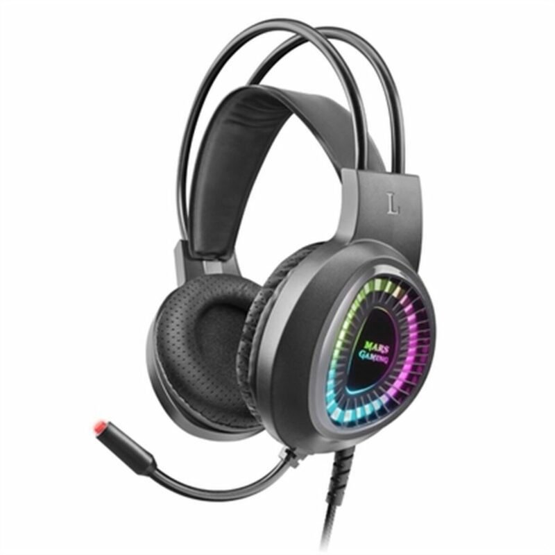 Ausinės su mikrofonu Mars Gaming MH220 Juoda