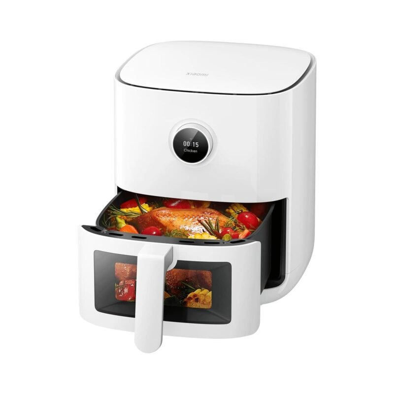 Gruzdintuvė, beveik nenaudojanti Aliejaus Xiaomi Smart Air Fryer Pro Balta 1600 W