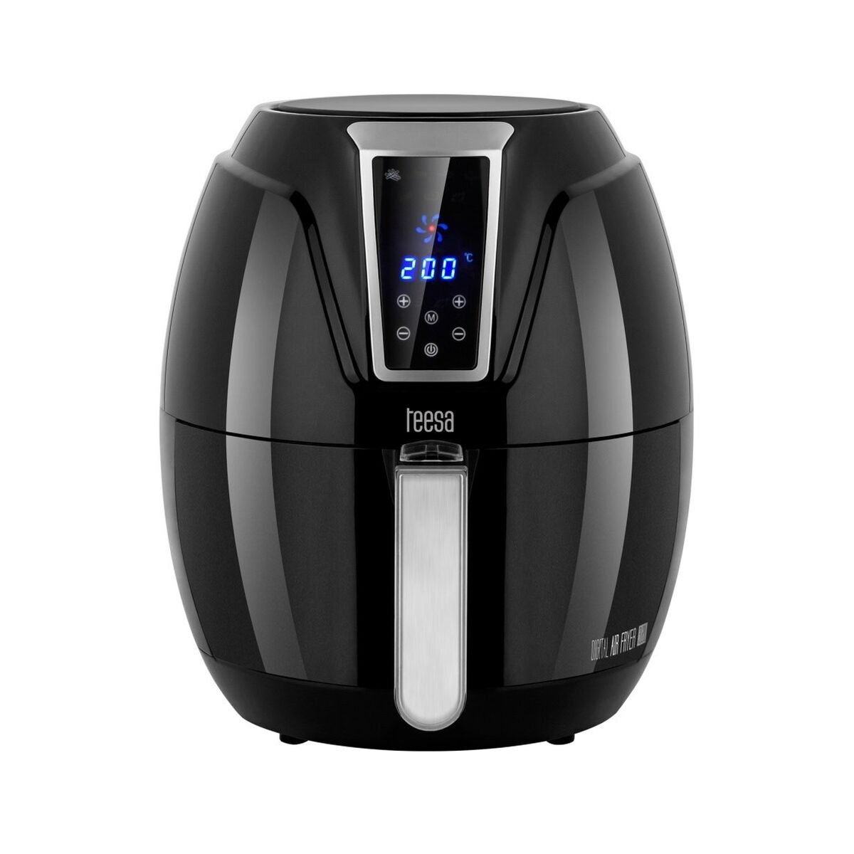 5901890048613_S9131962_P00.jpg Gruzdintuvė, beveik nenaudojanti Aliejaus TEESA Digital Juoda 1400 W 3,2 L