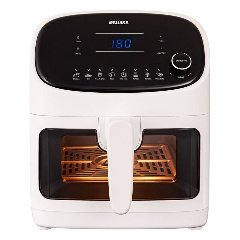 Gruzdintuvė, beveik nenaudojanti Aliejaus 4SWISS ABB-021 Balta 1350 W 5,5 L