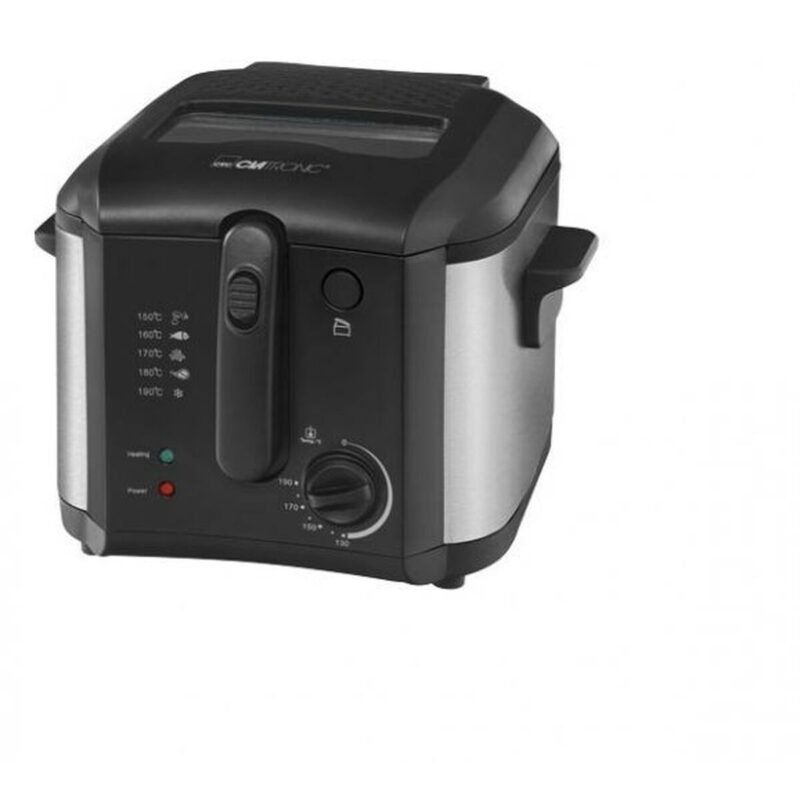 Gruzdintuvė, beveik nenaudojanti Aliejaus Clatronic FR 3649 Juoda 1600 W 2,5 L