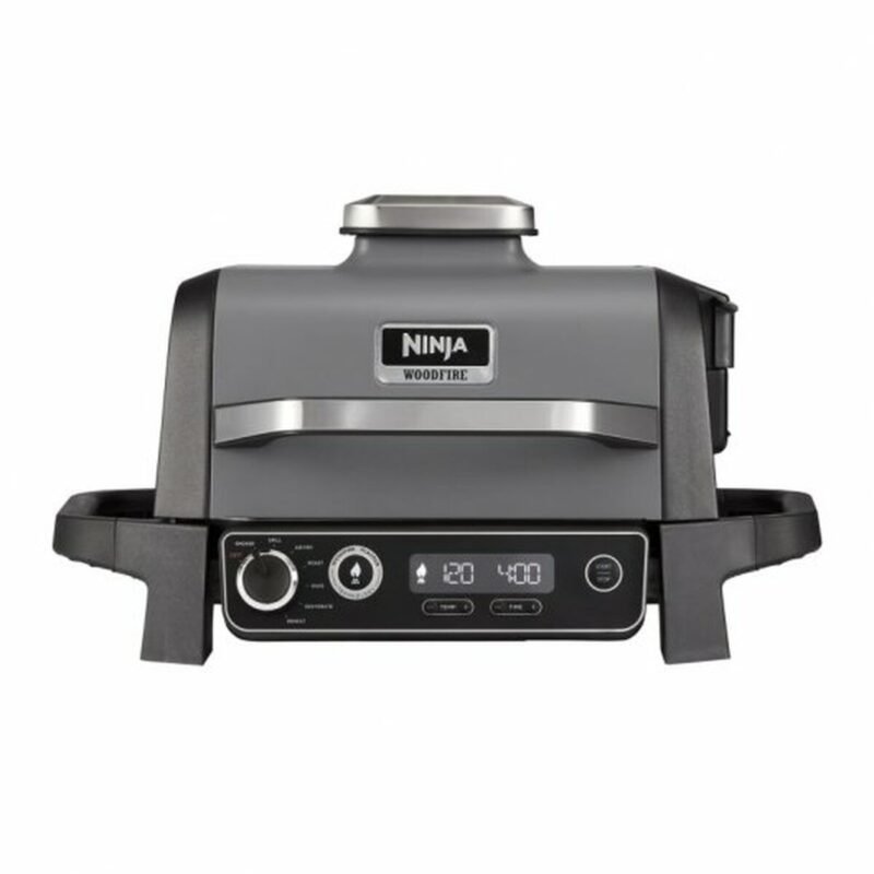Gruzdintuvė, beveik nenaudojanti Aliejaus NINJA Woodfire Outdoor Grill Juoda 2400 W