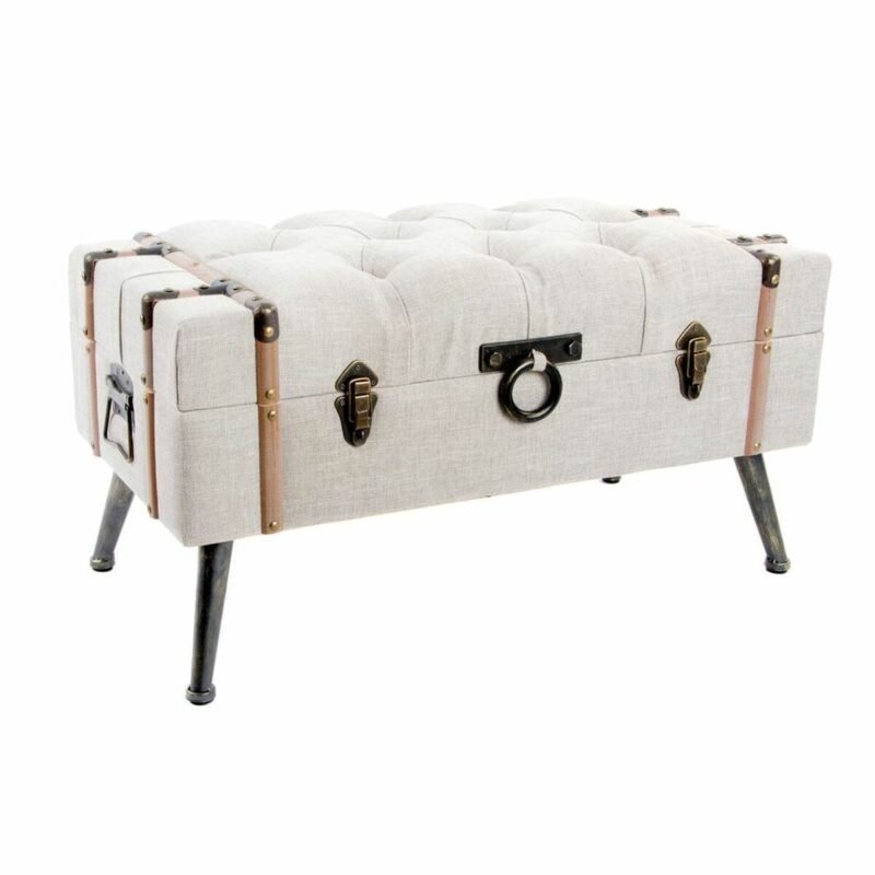 Taburetė DKD Home Decor   Ruda Juoda Rusvai gelsva Medžio Medžio MDF 82 x 42 x 43 cm